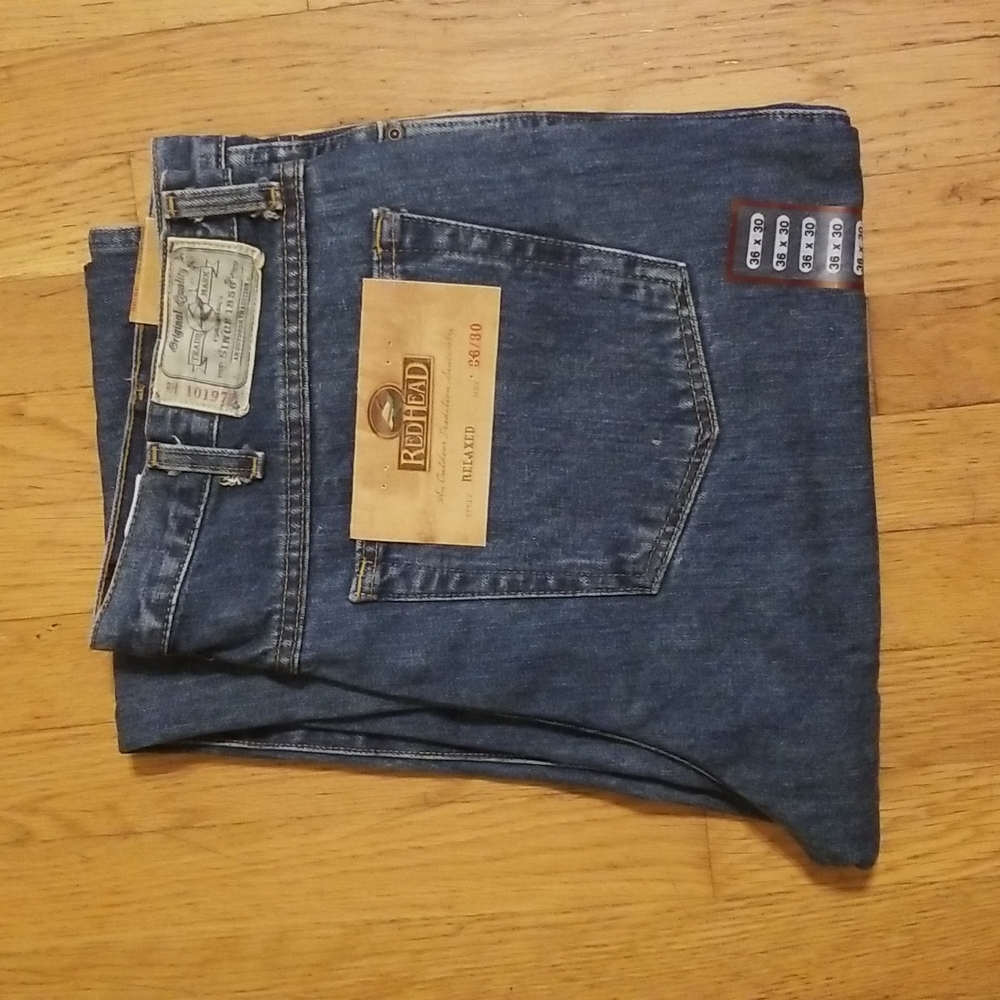 Red Head Relaxed Fit 36 x 30 Jeans